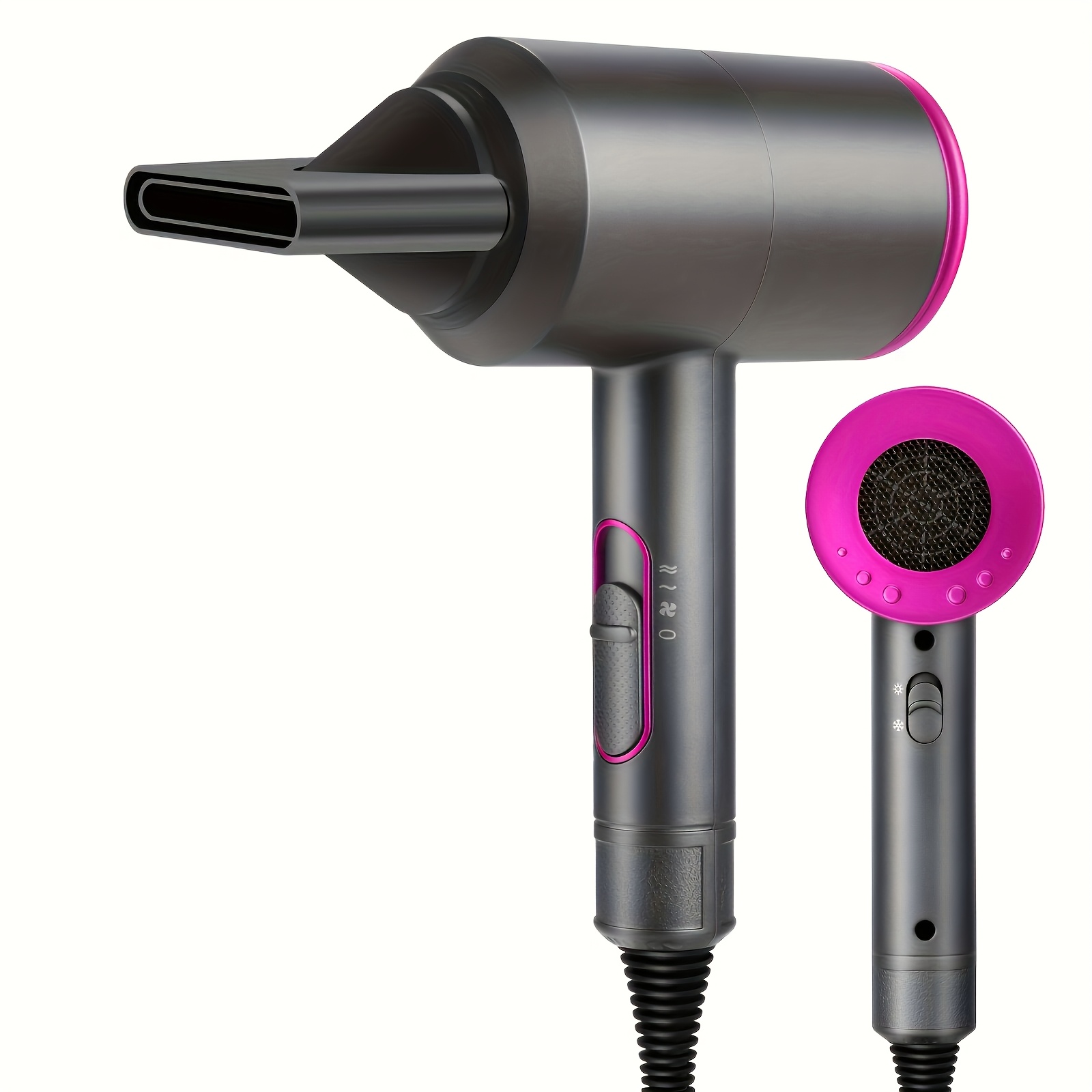TEMU Dryer With Diffuser, Hair Dryer, Thermostatic Hair Care, Do Not Hurt Hair, Lightweight Portable Travel Hair Dryer
