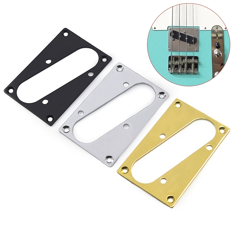 [Short Guitar Bridge with Cutaway] Pickup For TL Guitar With Short Guitar Bridge, Separate Border, Outer Dimensions (77X50mm) Inner Dimensions (73.5x21.5mm), Double-loaded Guitar Bridge, With Cutaway Side Panel And Compensated Brass Saddle