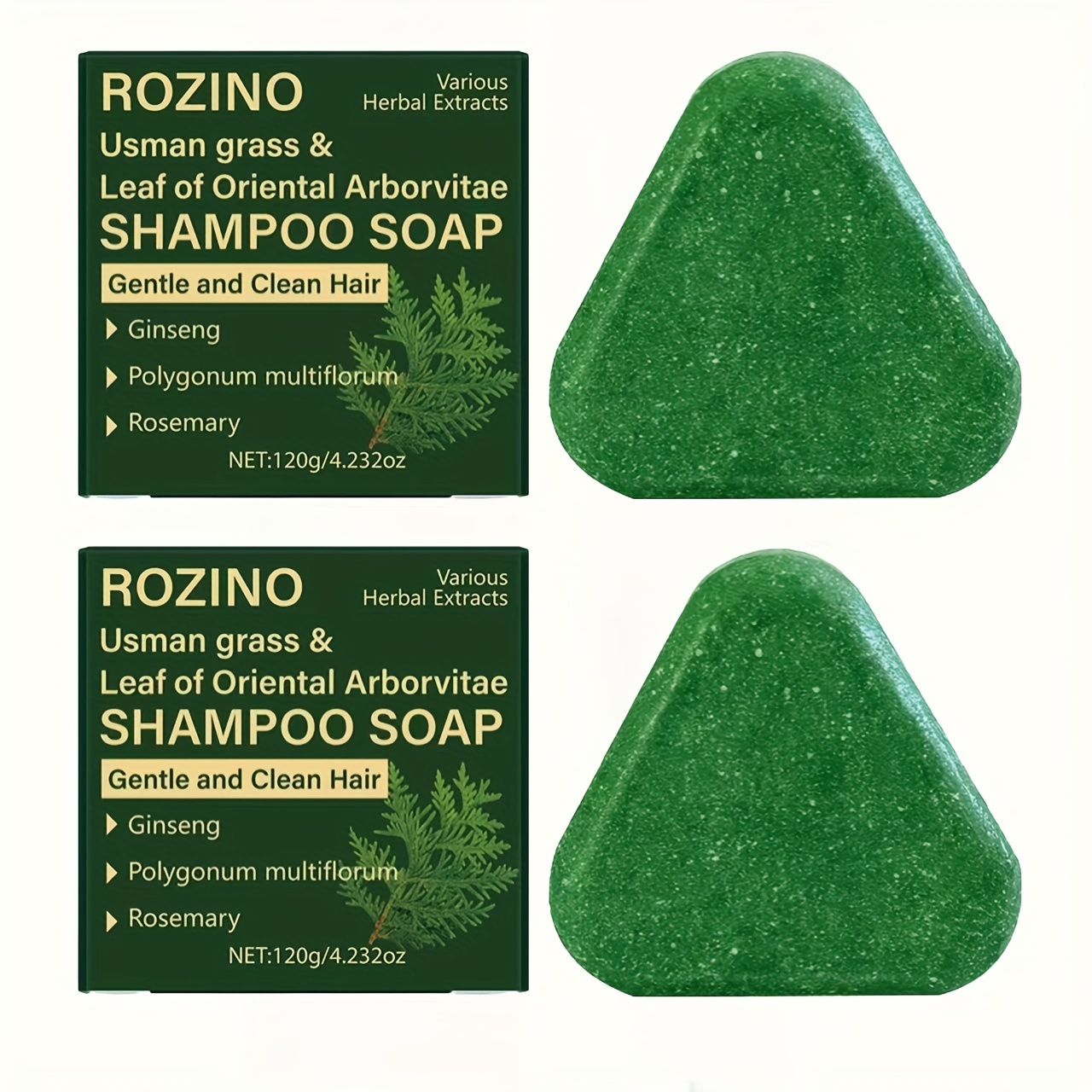 Image of [instant Relief - Smoothing Frizz] Cedar Leaf Shampoo Bar. Made From , It Cleanses And Controls Oil, Nourishes, Soothes, And Instantly Frizz While Alleviating And Breakage, Repairing Heat Damage