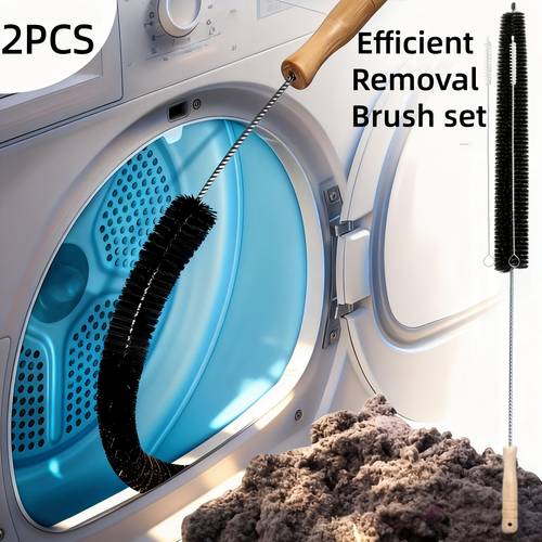 a set of cleaning tools for the exhaust of multifunctional dryers large and small sizes manual brush retractable brush washing machine brush laundry additions