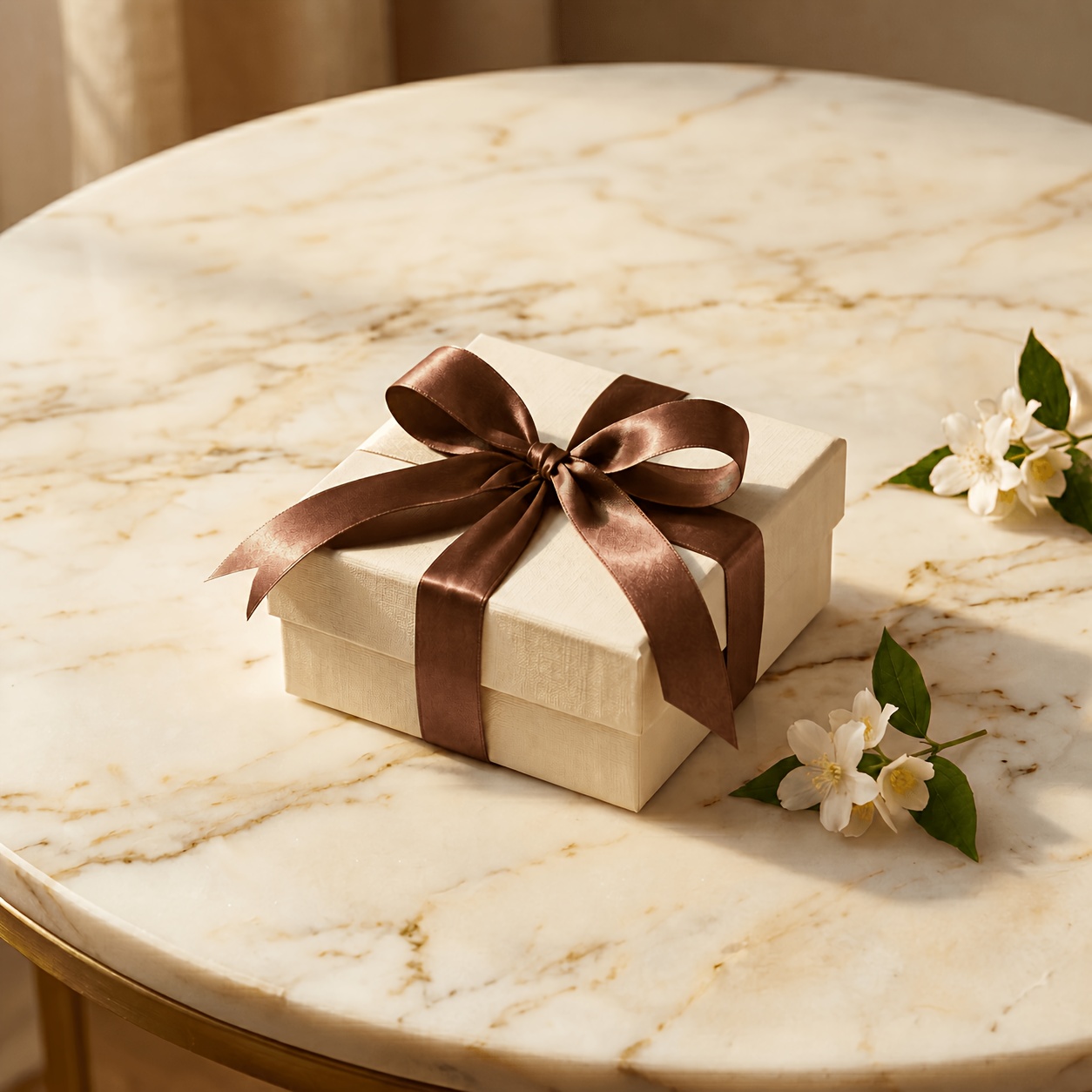 TEMU Nastro di raso marrone da 25 mm, 21,7 , nastro per confezioni regalo, nastro di raso a per di fiocchi, bouquet, confezioni , decorazioni per