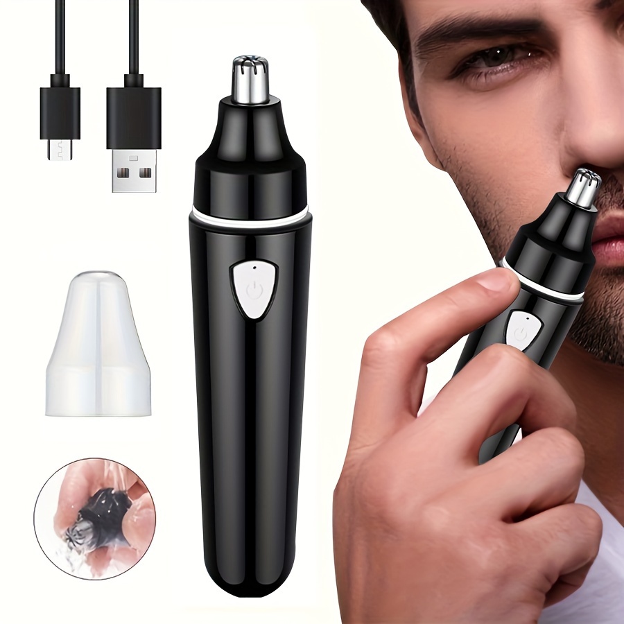 Rechargeable Ear And Nose Hair Trimmer For Men And Women USB Electric Nose Clipper Painless Facial Hair Removal And Eyebrow Trimming Device