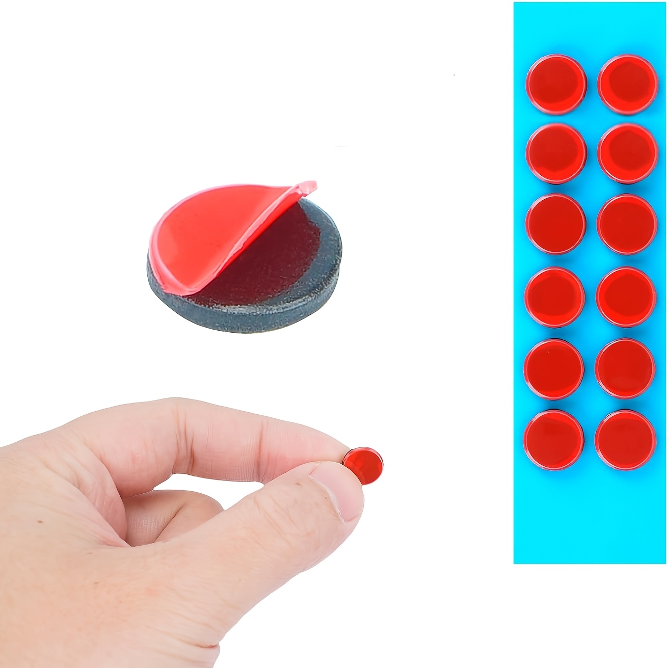 E-shop Klebepads für elektronische Parkuhren, 12er-Pack, Klebeaufkleber Parkscheibe, Ersatz-Klebepads-Set, kompatibel mit Needit , elektronische