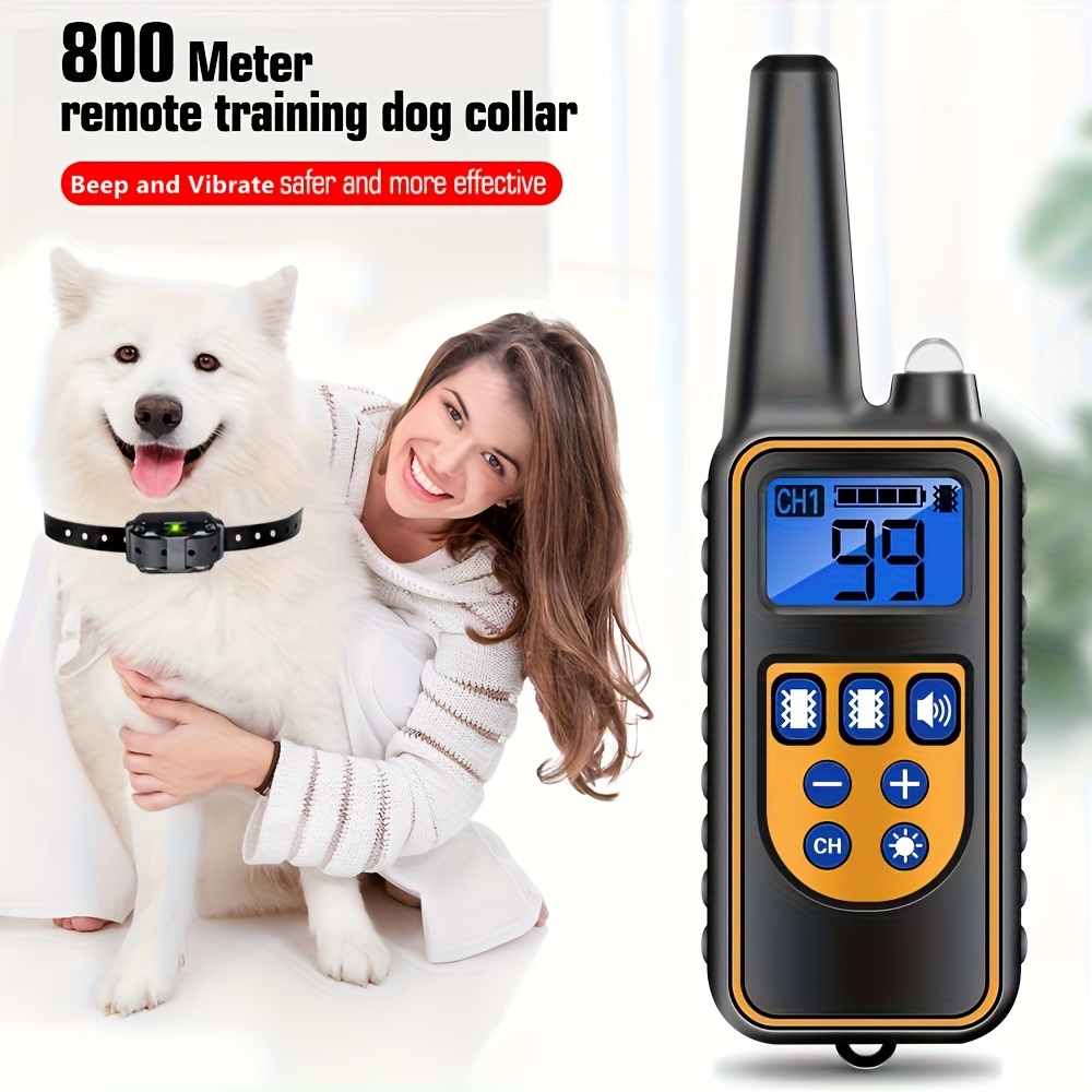 dog collar dog training collar with remote for 5 100lbs small medium large dogs rechargeable with   vibration 0