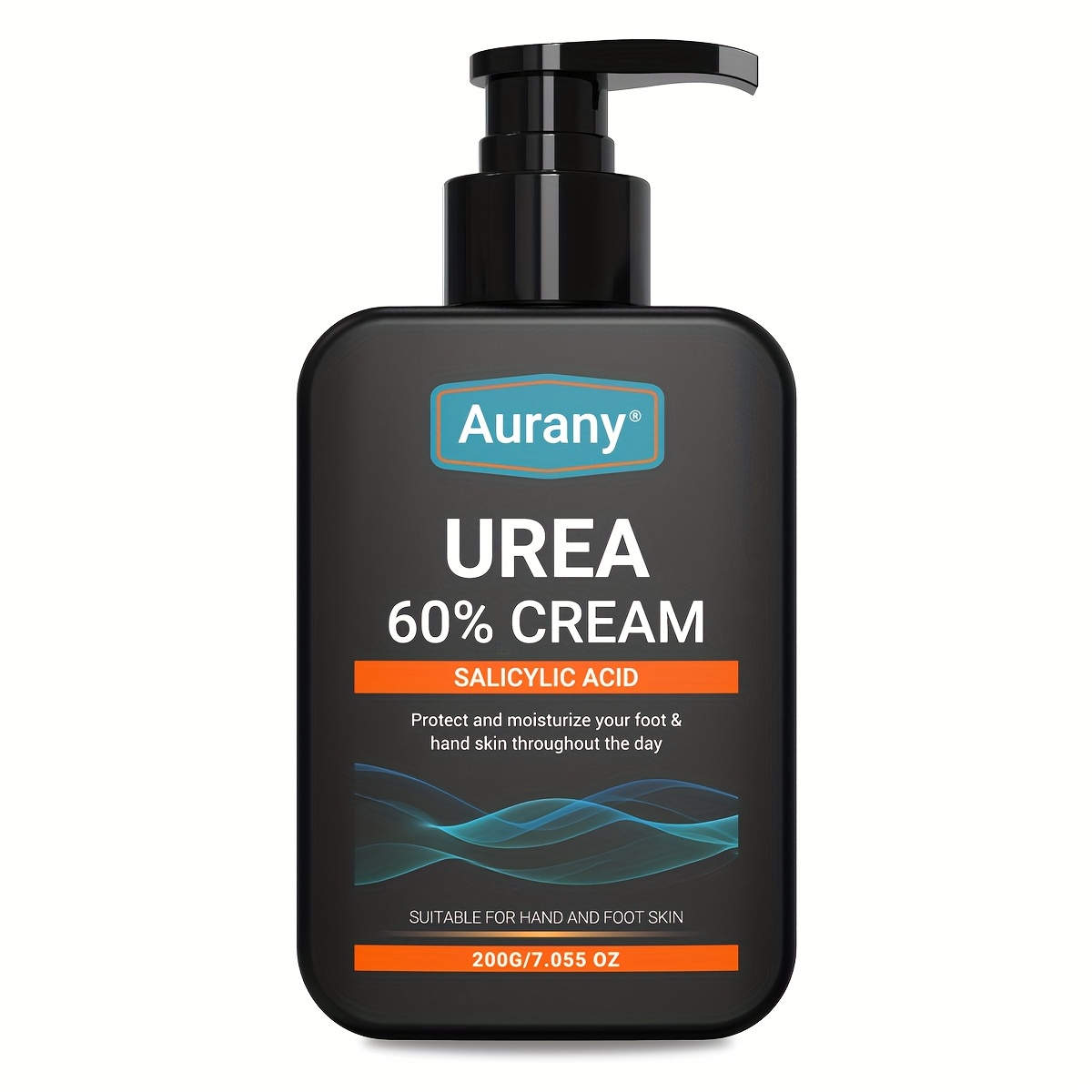 Image of Urea Cream, Containing 60% Urea And Salicylic Acid, Is Designed For Dry Skin On Hands And Feet. It Includes Jojoba, Aloe Vera, And Ingredients, Making It Ideal For Feet, Knees