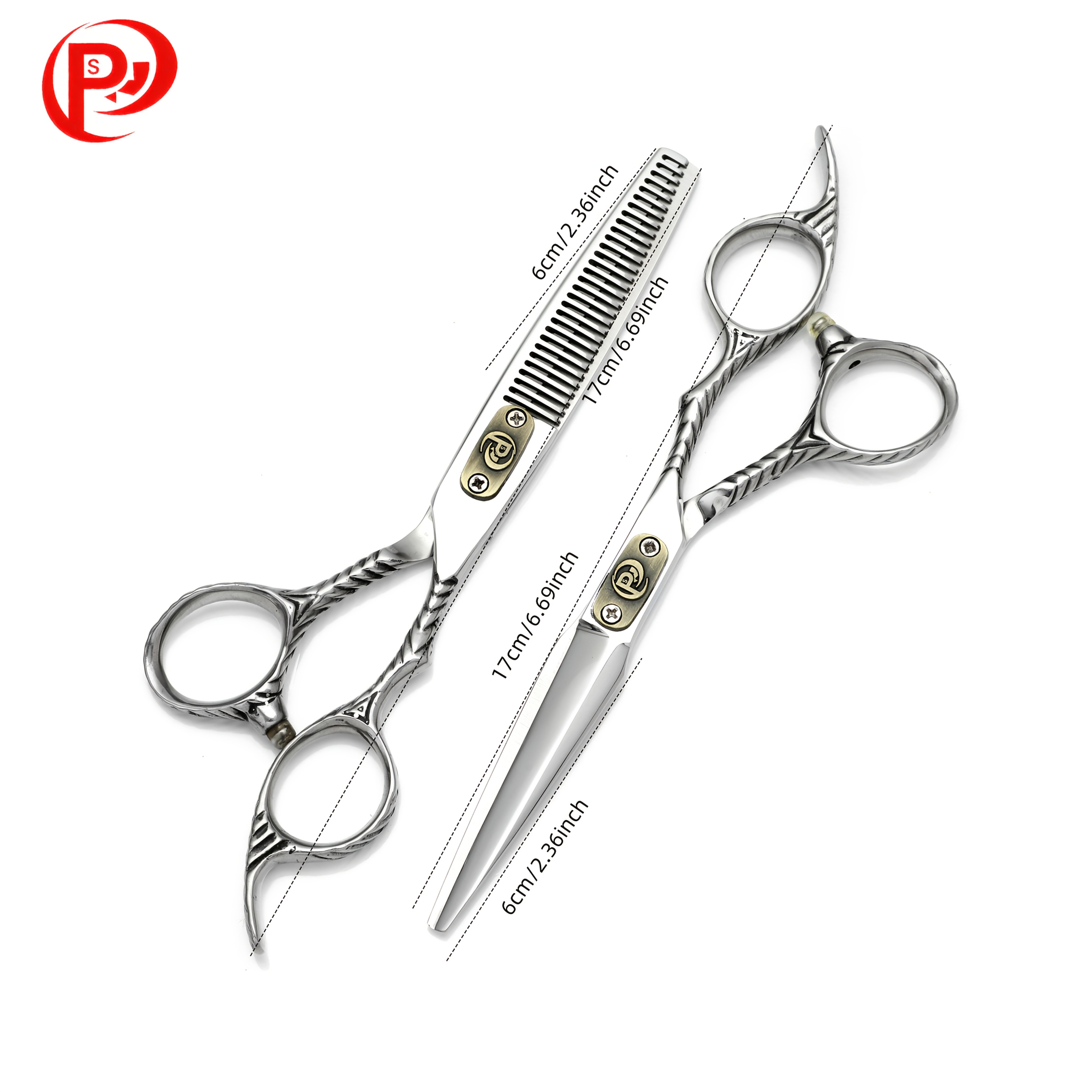 POULOS Advanced Professional Hair Scissors with Nano-Level Sharpness