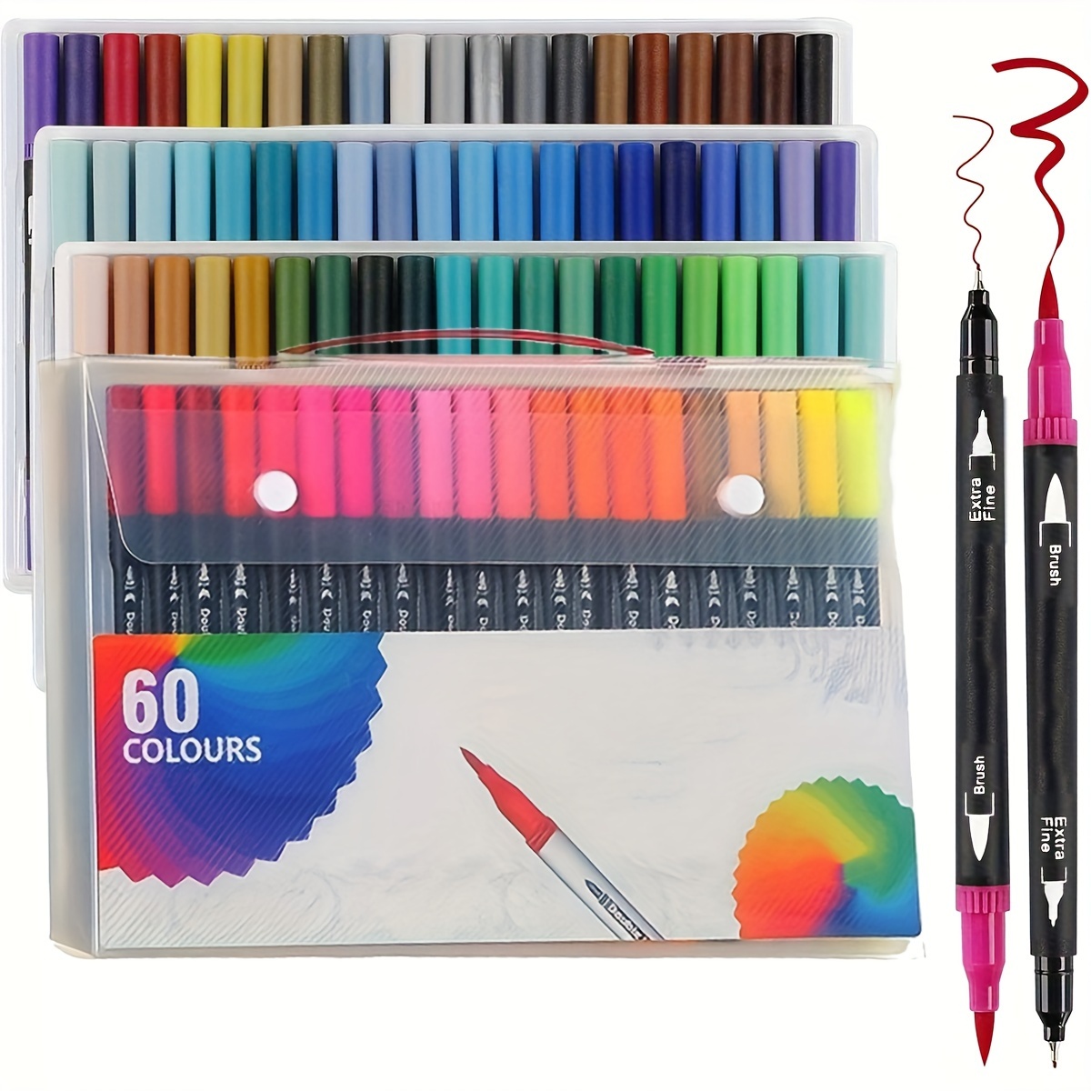 

Colored Markers For Adult , Tip 60/ Tip Markers And For Drawing .