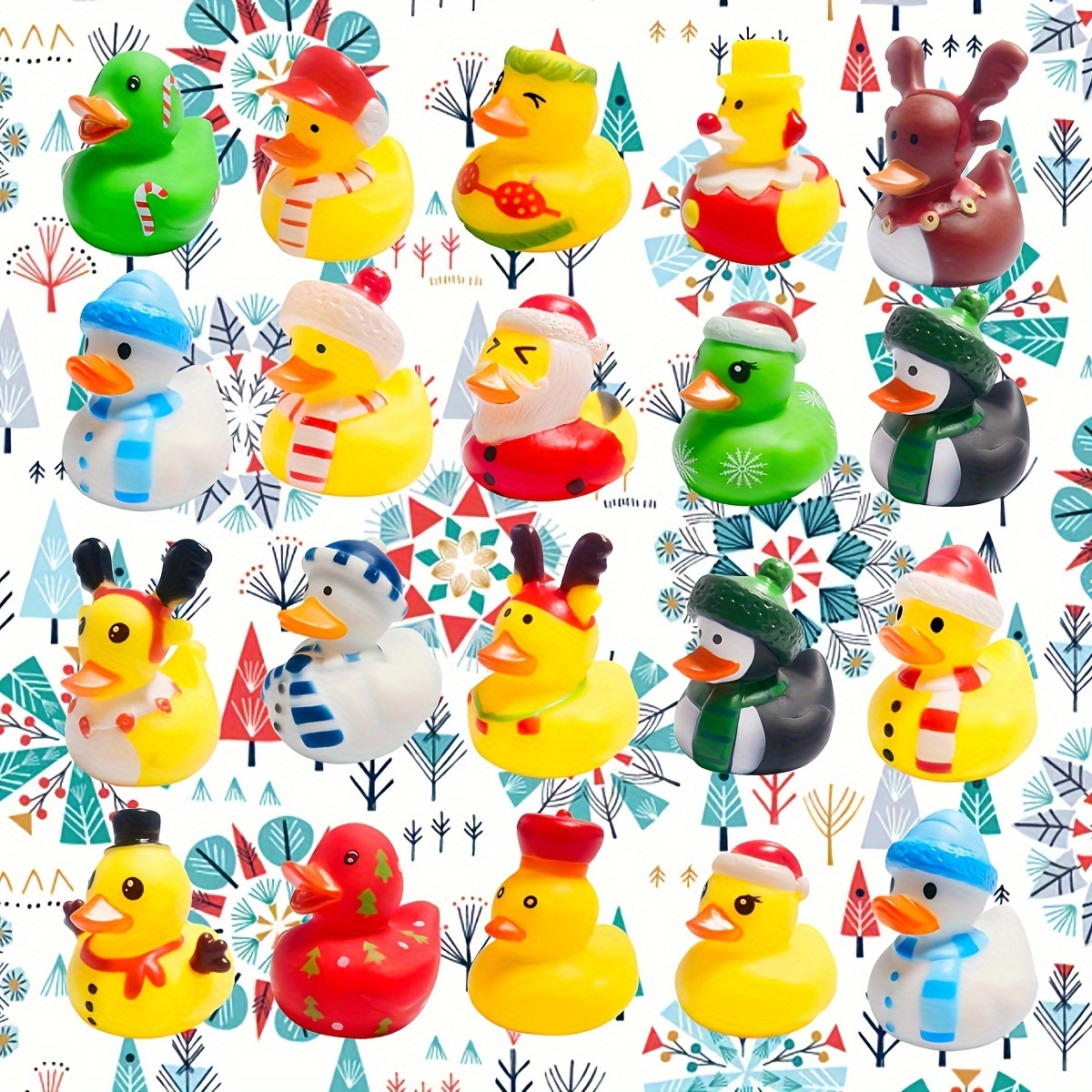 

Rubber : Christmas Novelty Ducks - Party Decorations, Classroom Prizes, Birthday Gifts, Party Favors, Fillers (random Color)