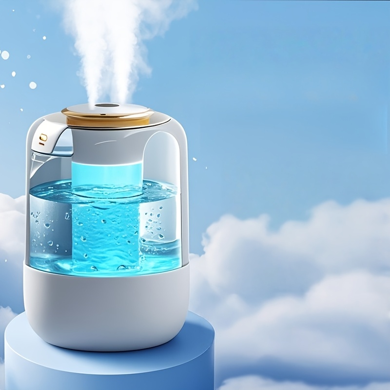 1pc air humidifier 2 2l large capacity dual spray humidifier usb powered humidifier with ambient light for desktop aromatherapy diffuser to relieve dry air suitable for home office bedroom desktop and   room types
