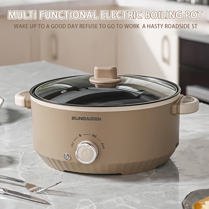 101 ounces electric hot pot multi functional integrated electric cooking pot electric frying pan electric stew pot home electric wok can fry fry steam boil suitable for family     hot pot     0