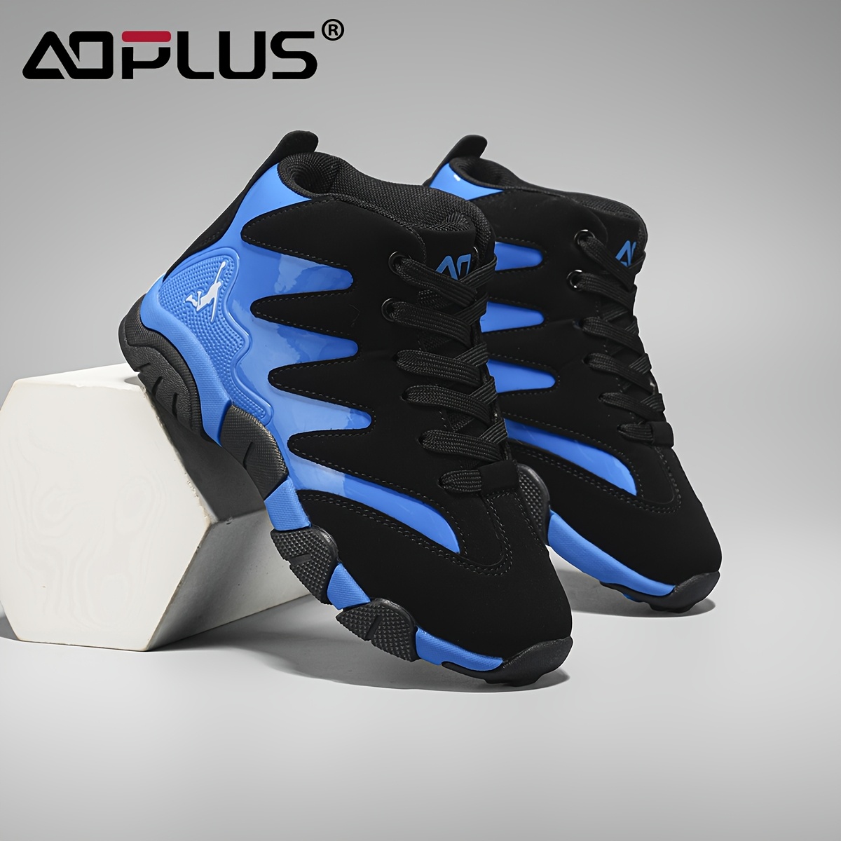 TEMU Basketball Shoes For Middle And Older, Anti-slip, Wear-resistant, Shock-absorbing, Lightweight, High- And Casual Shoes For Elementary Students