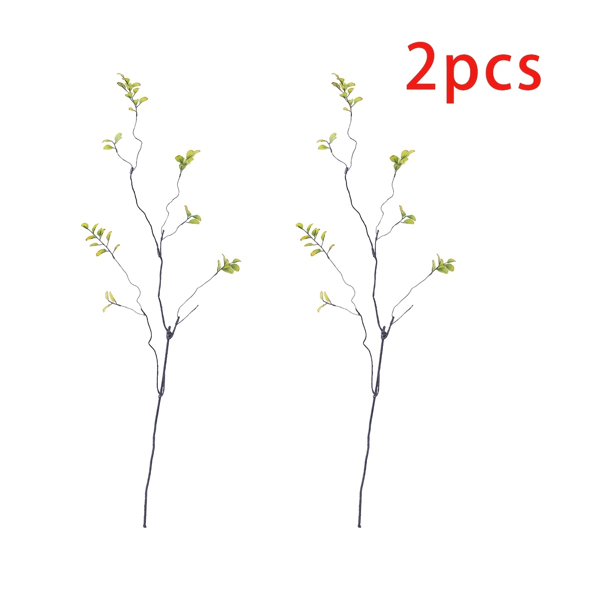 1pc/2pcs Artificial Autumn Decorative Faux Flowers & Greenery For Parties, Home Decor Fake For Wedding Bouquets, Table Centerpieces, Thanksgiving/halloween & Decorations, No Vase