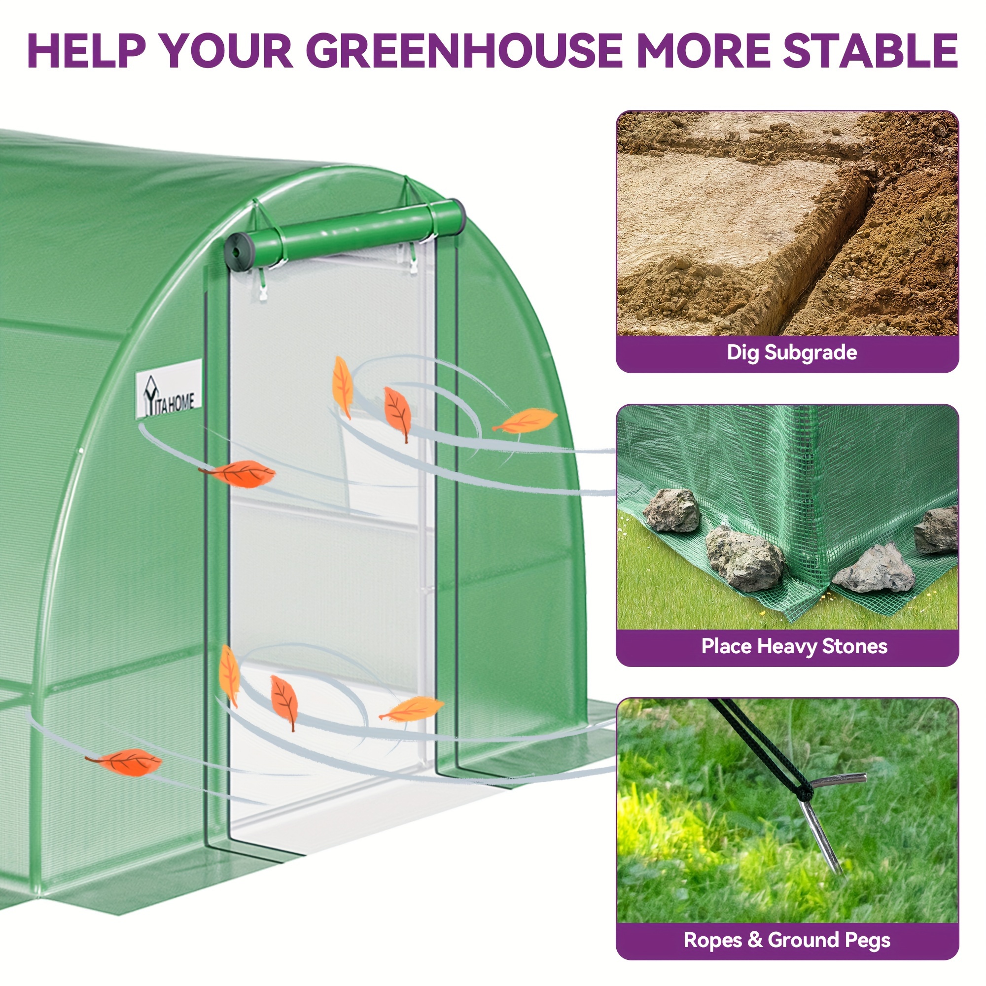 Greenhouse Large Heavy Dutyoutdoor Greenhouses Walk - Temu