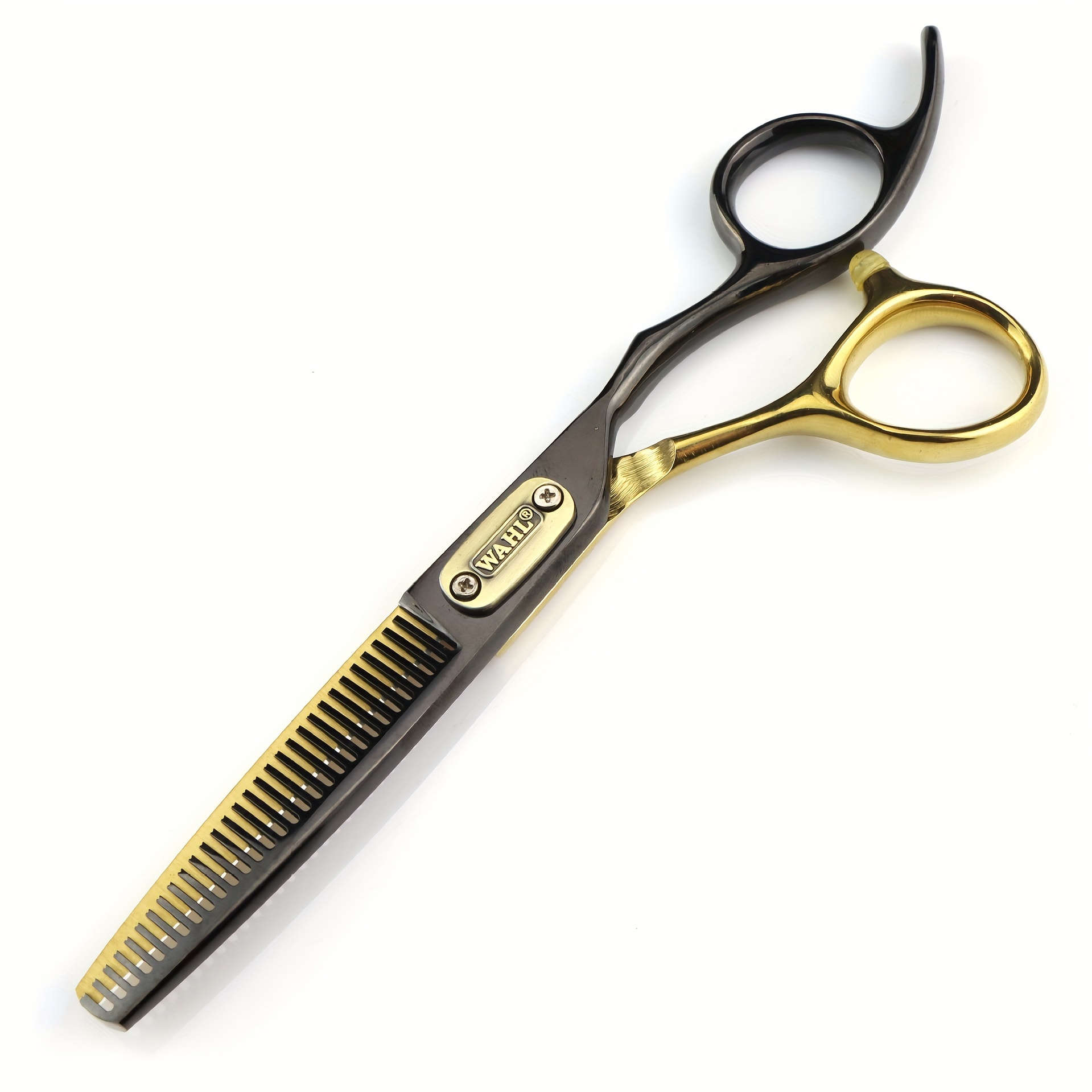 6 inch black and golden silvery professional hair cutting scissors 1pc of high end salon scissors cutting scissors and thinning scissors details 4