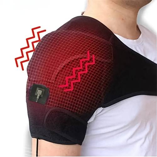 hot compress single shoulder physical support electric heating shoulder brace