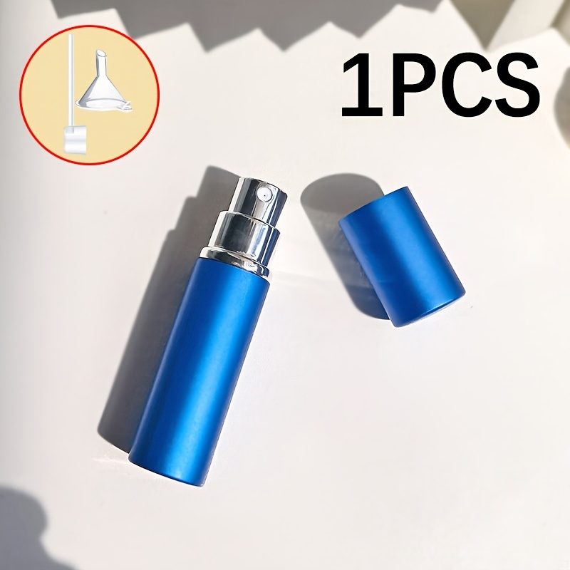 TEMU 1pc, 5ml Mini Travel Perfume Refillable Atomizer, Includes 1 Filling Bottle, 1 Filling Tool, 1 Funnel, Portable Perfume Spray Bottle, Travel
