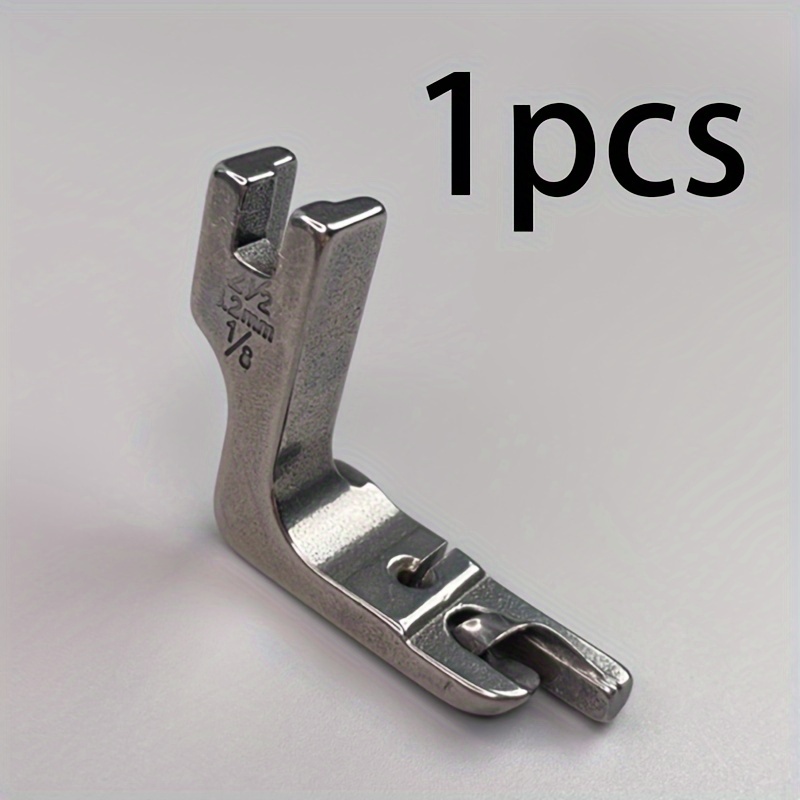 TEMU 1pc/5pcs Industrial Sewing Machine Accessories Hemming Presser Foot, Folding Hem Presser Foot, Flatbed Sewing Machine , Cuffs, Flatbed Machine