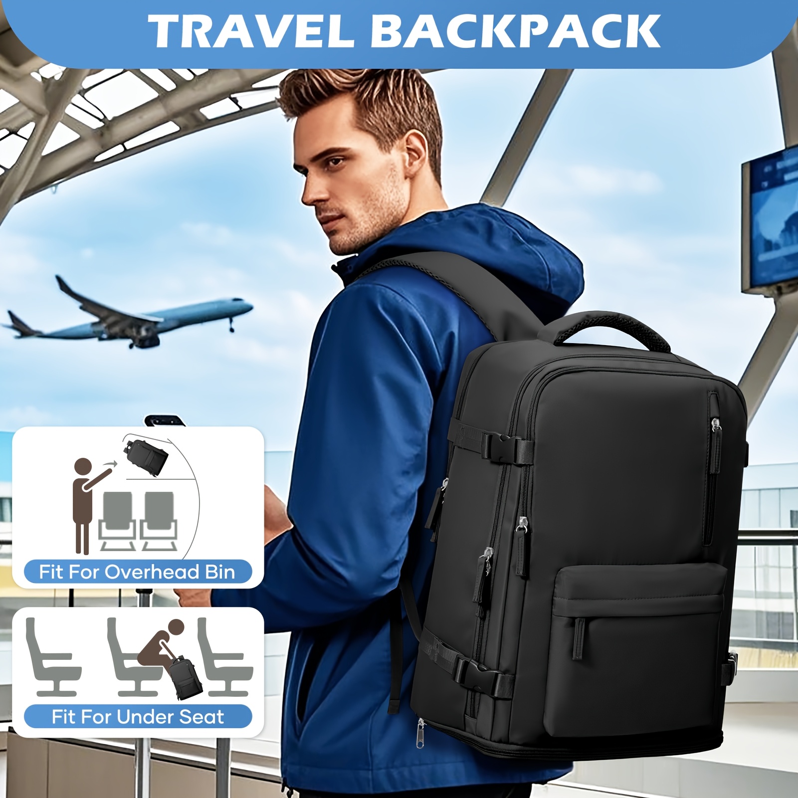 Laptop Bag Backpacks That Fit Under Airline Seats Eastpak CABIN