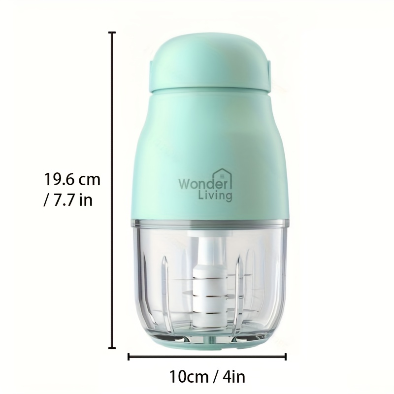 TEMU 8-blade Stainless Steel Blade Baby Food Maker Set With Easy-clean Blender, Food Processor & Containers - Heavy-duty Corded Electric Baby Food