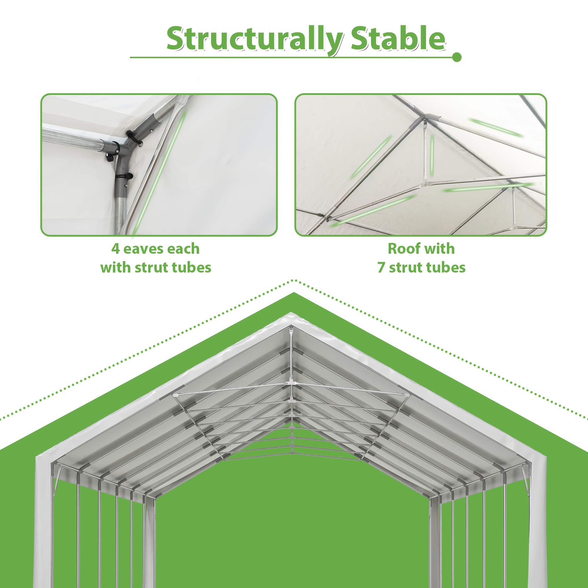 20 40 20 20 16 32 feet heavy duty party tent large wedding event canopy with removable   outdoor gazebo style commercial shelter for sports events   carports Product details 0