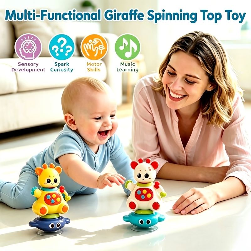 Kids' Giraffe Multifunctional Spinning Top Toy