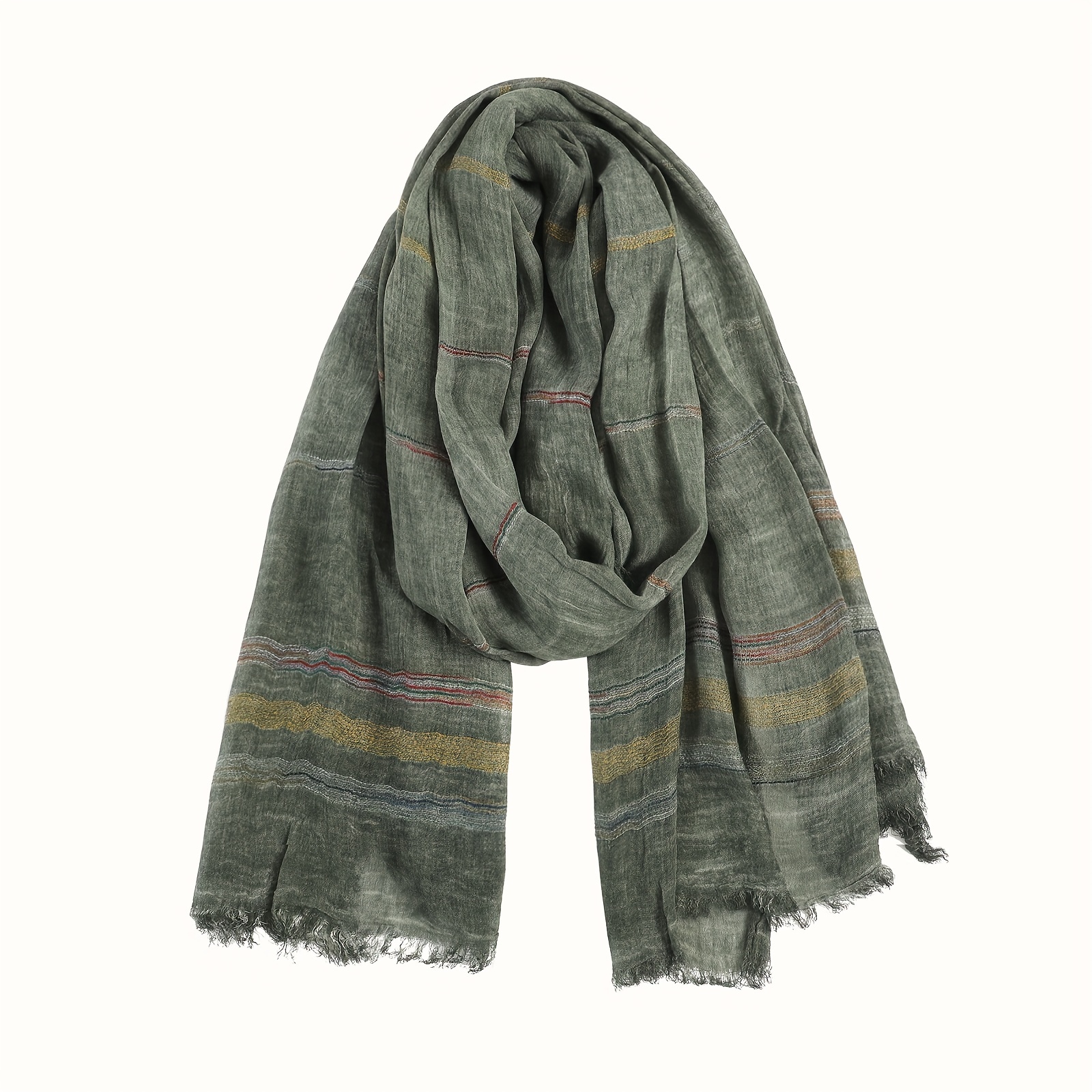 

Autumn And Winter Thin Men's Scarf Soft Striped Fashion Scarf