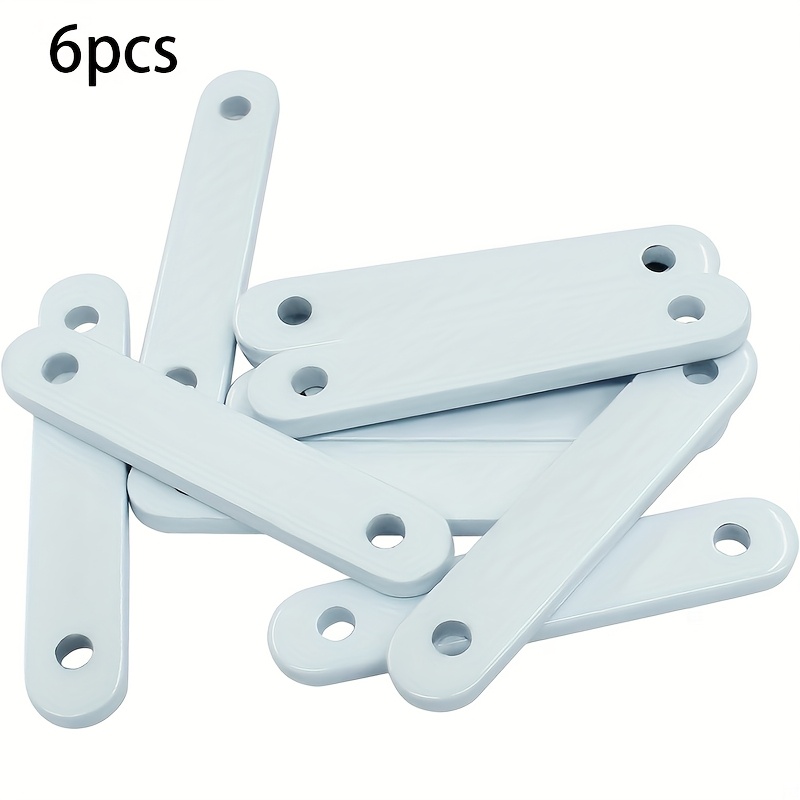 6pcs Curtain Weights, Iron Drape Weights White Curtain Hem Weights Bottom For Shower Window Curtain, Home Tablecloth 40g