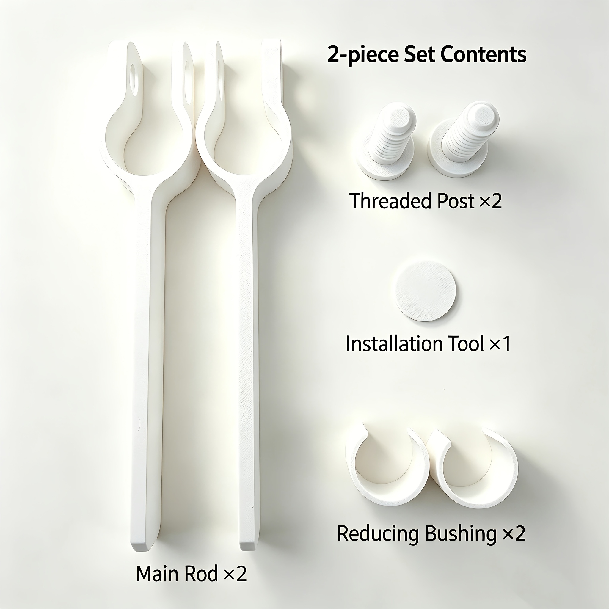 TEMU 2pcs Set With Reducing , No-drill Kitchen Towel Rack Hanger, Thickened, Designed For Small Apartments And Household Use