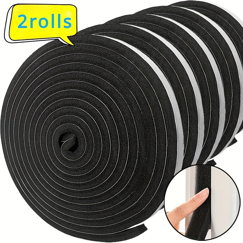 

Door Window Sealing Strips, Self-adhesive Insulation Foam Tape Sponge, Sound-proof Door Window Foam, Noise Insulation Tape, Dust-proof Sealing Strip