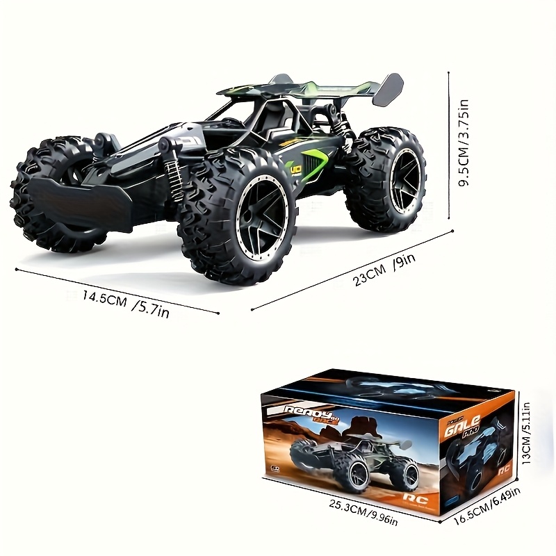 1:18 Small High-speed Off-road 2.4 G Remote Control Car Drifting 15KM/H Adapted To The Anti Collision Setting Of The Various Sections Rubber Large Tire, Christmas Halloween Thanksgiving Toy Gift