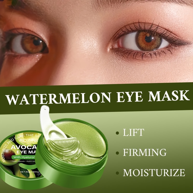 80g Hyaluronic Acid and Avocado Eye Essence Patch. It tightens the eye Light Beige, brightens the complexion, provides deep hydration and is hypoallergenic, suitable as eye makeup primer to Moisturizing Light Beige before applying makeup