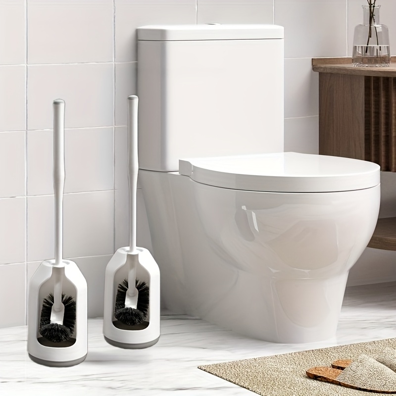 Creative Scents Juego De Cepillos De Inodoro Blanco, Cepillo