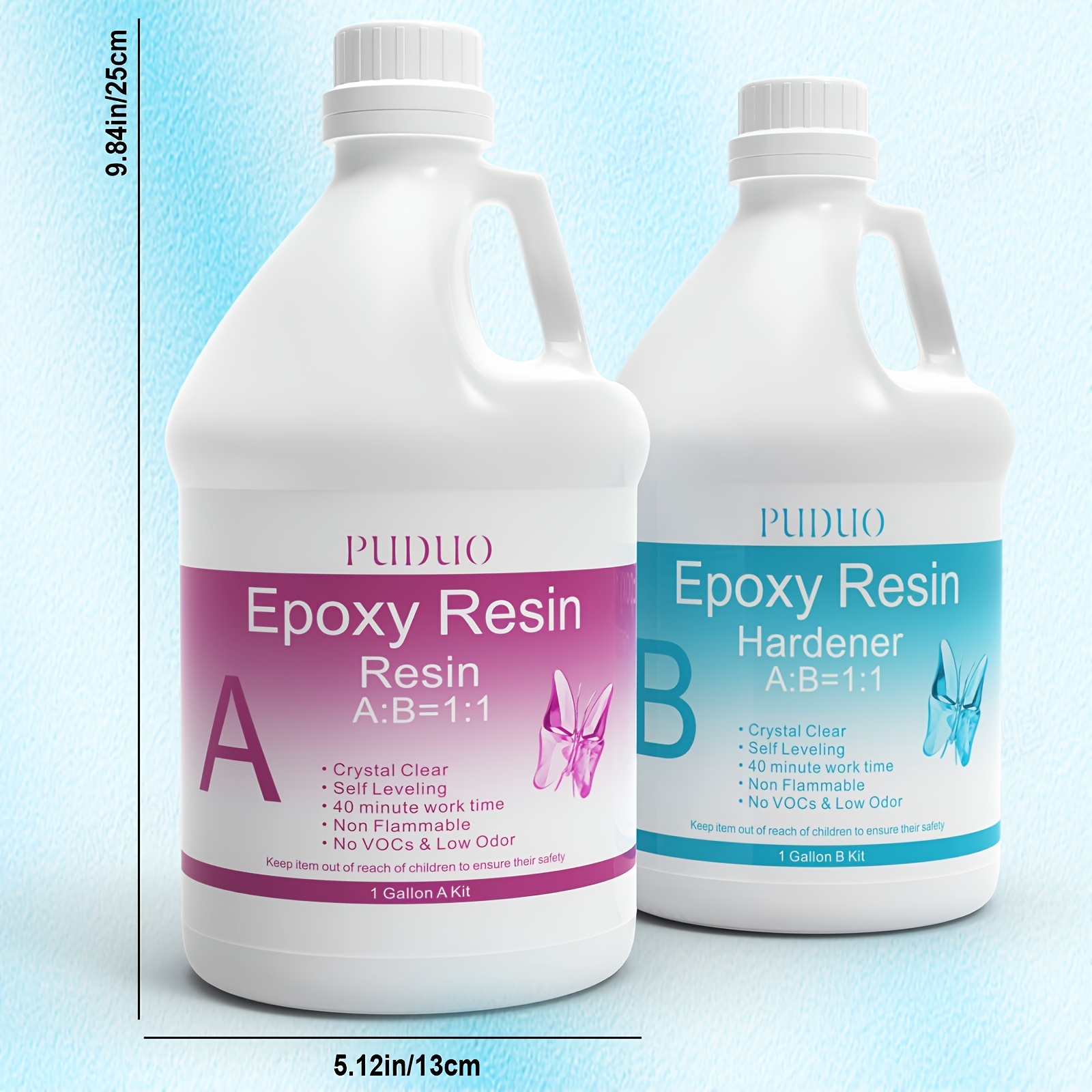 3.8L Professional Epoxy Resin Kit for Crafting