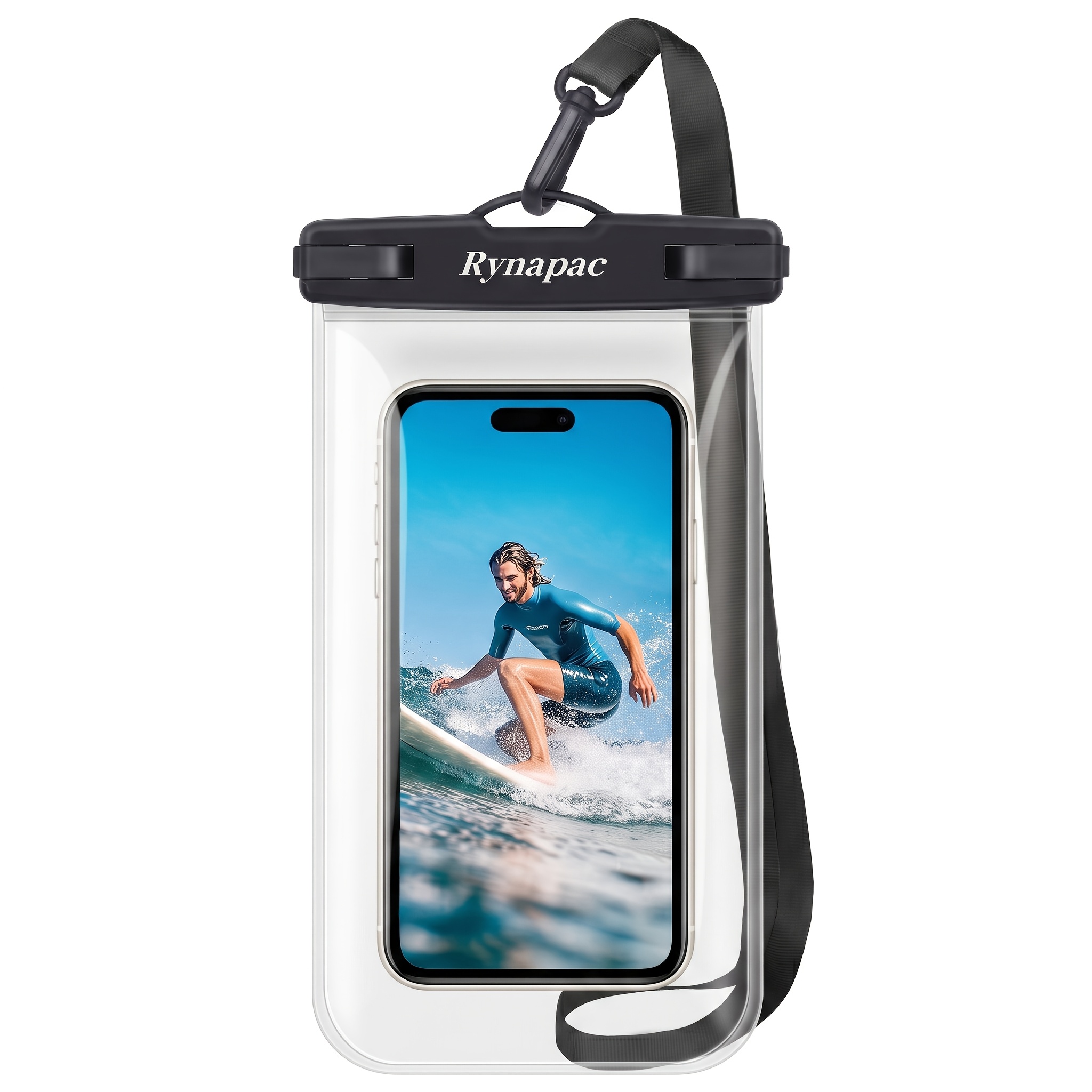Image of Rynapac 1 Phone Pouch - 7.5-inch Case For Iphone 17 Pro, 16, 15, 14, 12, 11 Pro Max , For Xiaomi 17 Pro. Ideal For Rafting, Skiing, Water Sports And Beach Activities. Your Phone Dry