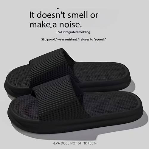 thick soled 2025 summer mens and womens non slip eva casual flip flops beach sandals summer soft soled slippers