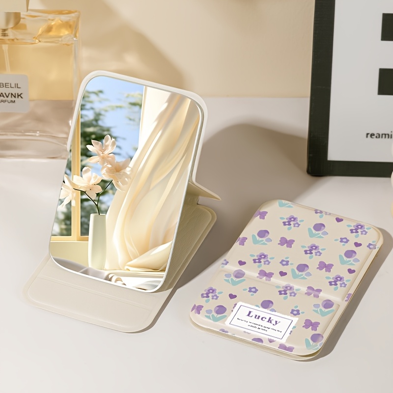 Stylish Compact Mirror, Portable Makeup Mirror for Touch-Ups