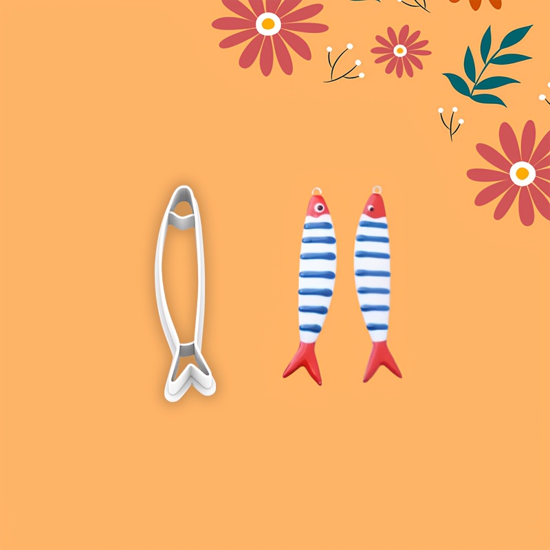 Cute Little Fish Clay Cutter | /summer Theme | Perfect For Handmade Earring Jewelry Making, Intricate | Jewelry Making Kits