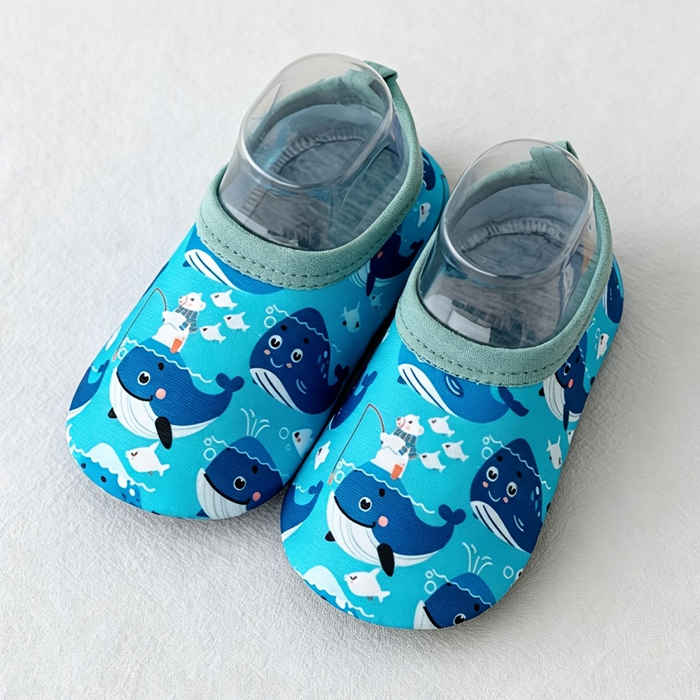 1/2/5-pair Baby Anti-slip Floor Socks Spring Summer Soft-bottom Walking Shoe Covers Unisex Children's Cartoon Cold-proof Early Education Indoor Shoe Covers Multi-colors