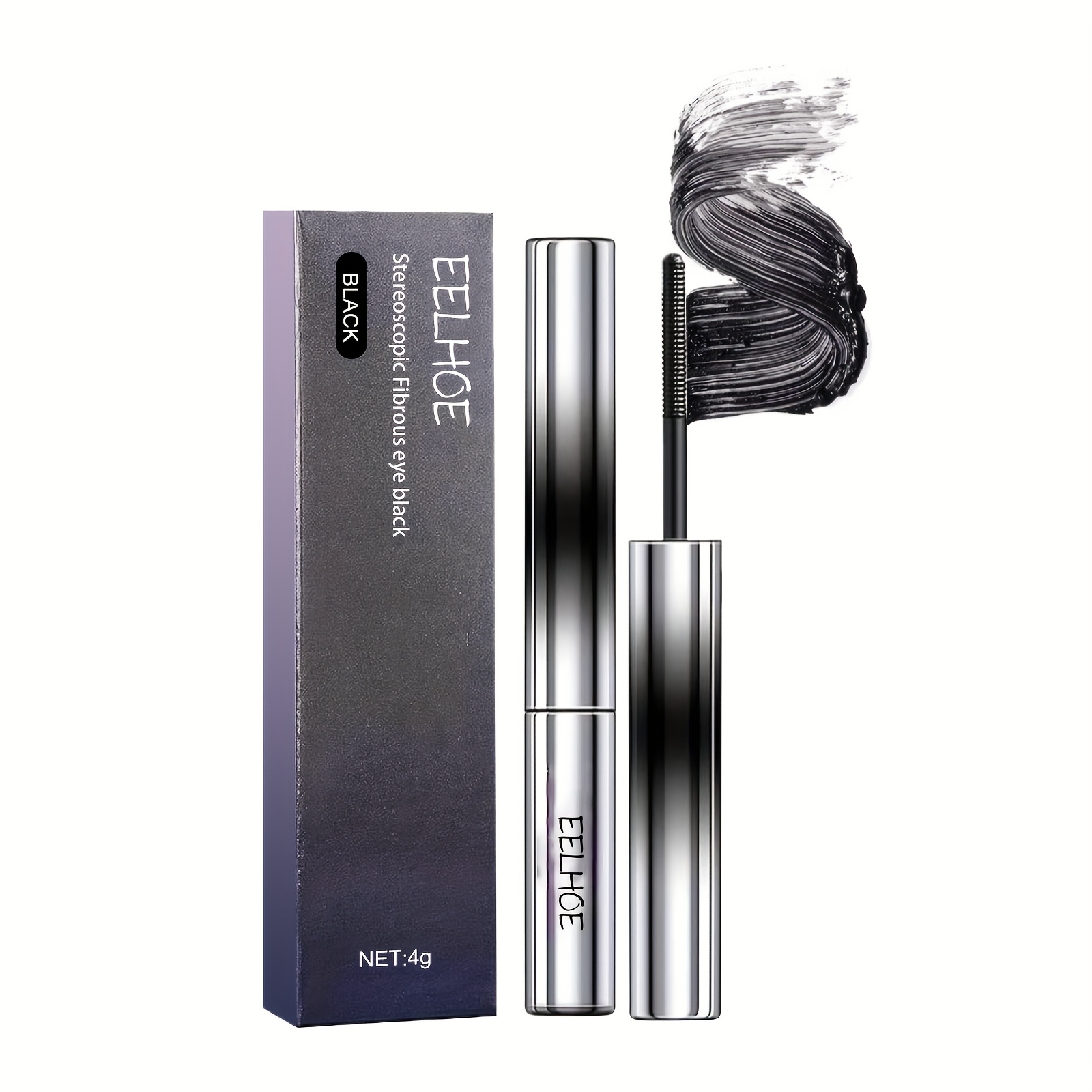 2pcs Sunflower Curling Mascara, Long-Lasting Lengthening & Volumizing, Smudge-Proof, Waterproof, Sweat-Resistant, Plant-Based Squalane Formula for All Skin Types, Black, Gift for Her|Sleek Mascara Tube|Volumizing Mascara