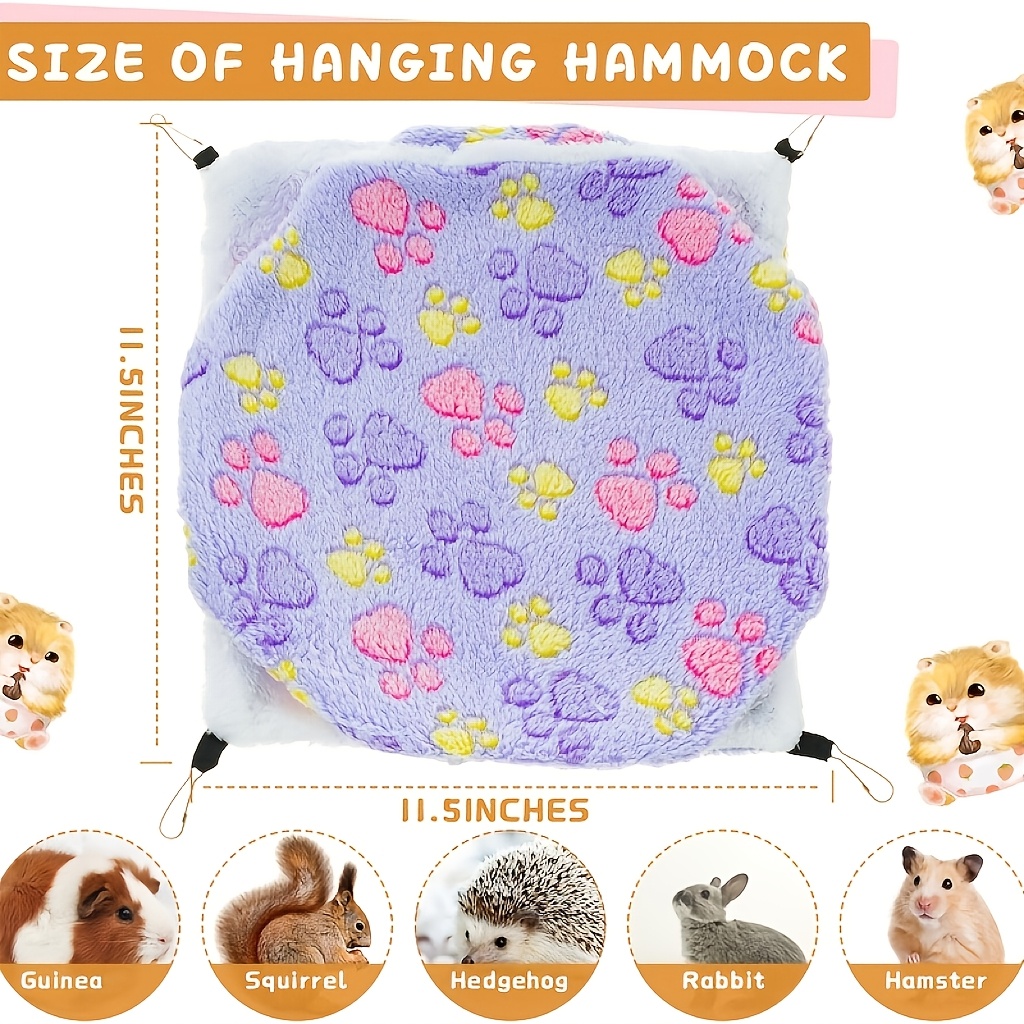 Single-Pack Double-Layer Small Animal Hammock