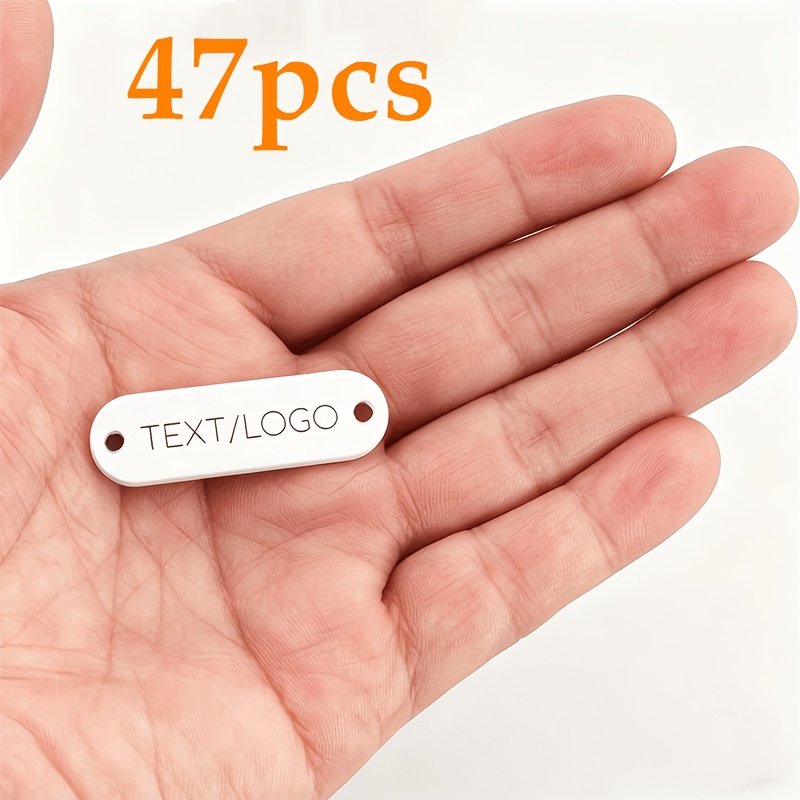 TEMU Personalized Laser-engraved Mirror Acrylic Tags - Custom Labels For Hats, Gloves, Crafts, And Gifts, Diy Wedding Decorations, Suitable For