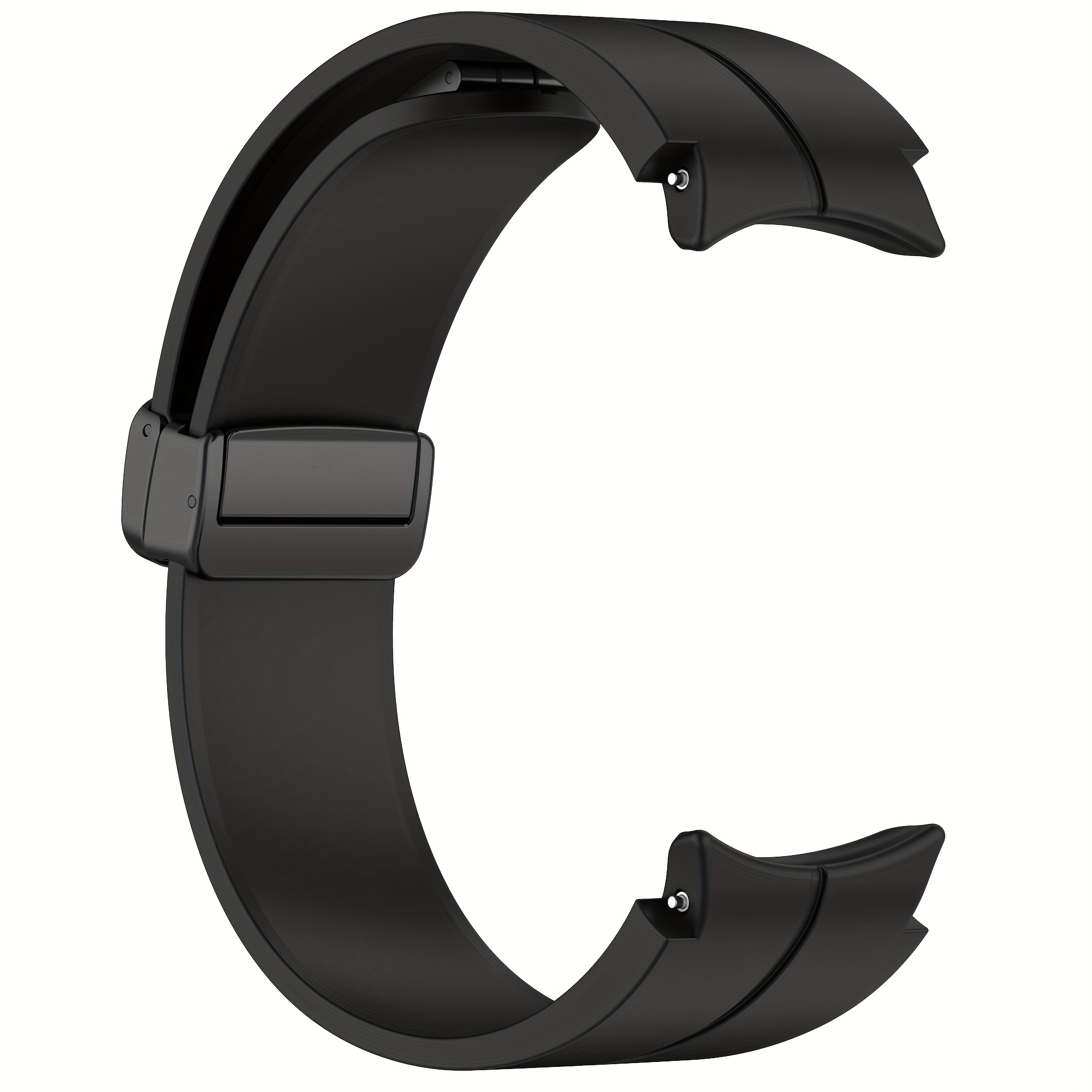 Image of Silicone Band Designed For For Galaxy Watch Models 6, 5, And 4 In Sizes 40mm And 44mm, As Well As Pro And 45mm. This Magnetic Bracelet Is Compatible With For Galaxy Watch 6 And 4 Classic