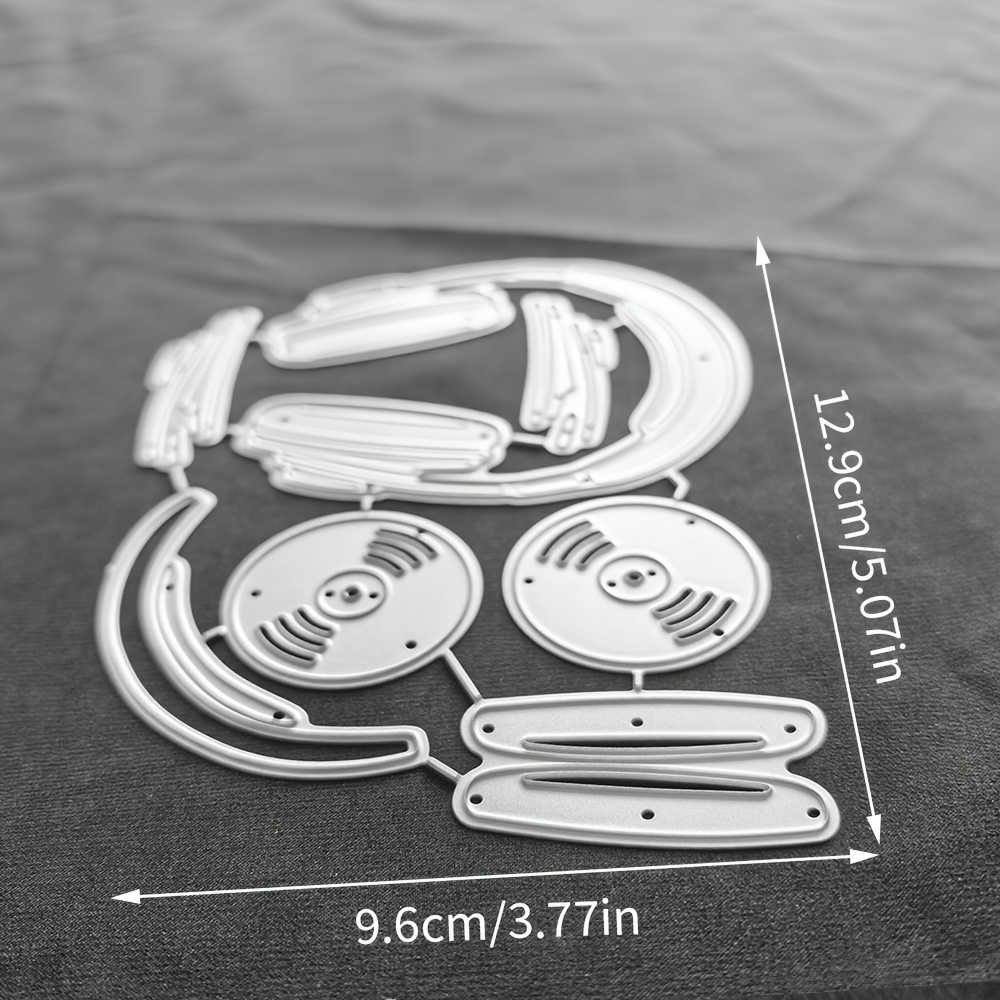 TEMU 1pc Original Happy Birthday Cutting Dies Hollow Hearts Frame Metal Die Cuts Embossing Stencil Template For Diy Scrapbooking Paper Card Photo