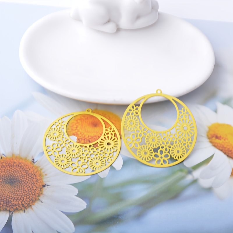 10pcs Colorful Round Charms Pendant Set for Women