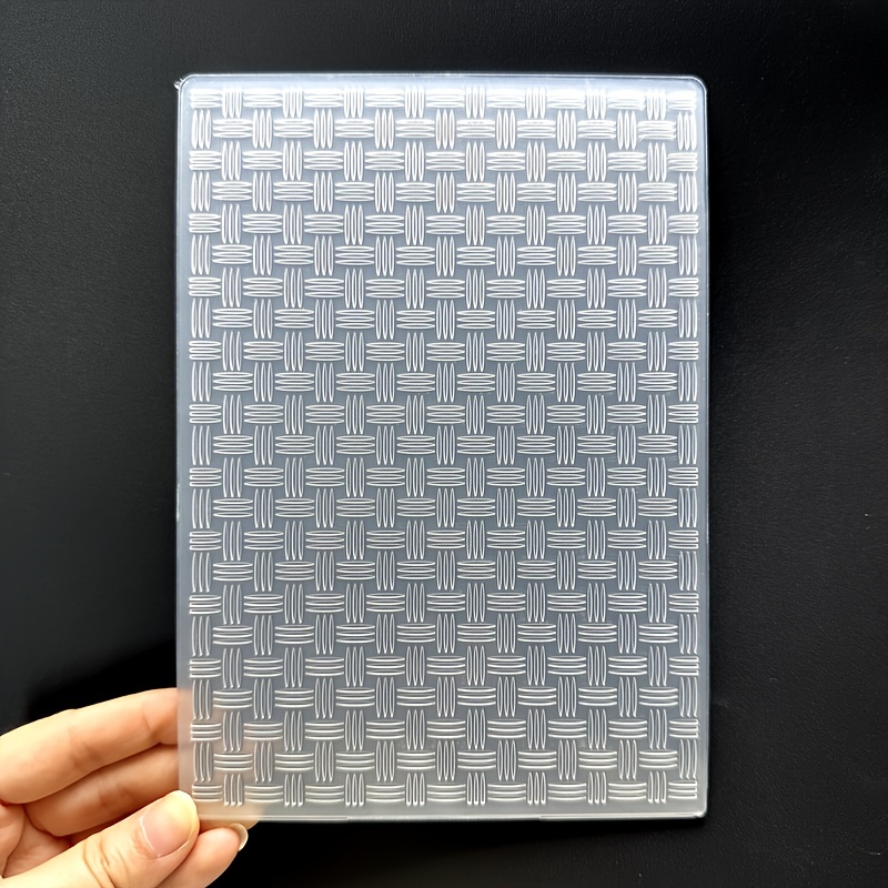 

1pc Pattern Embossing , Plastic 3d Texture For Diy , Card Making, Scrapbooking - ,