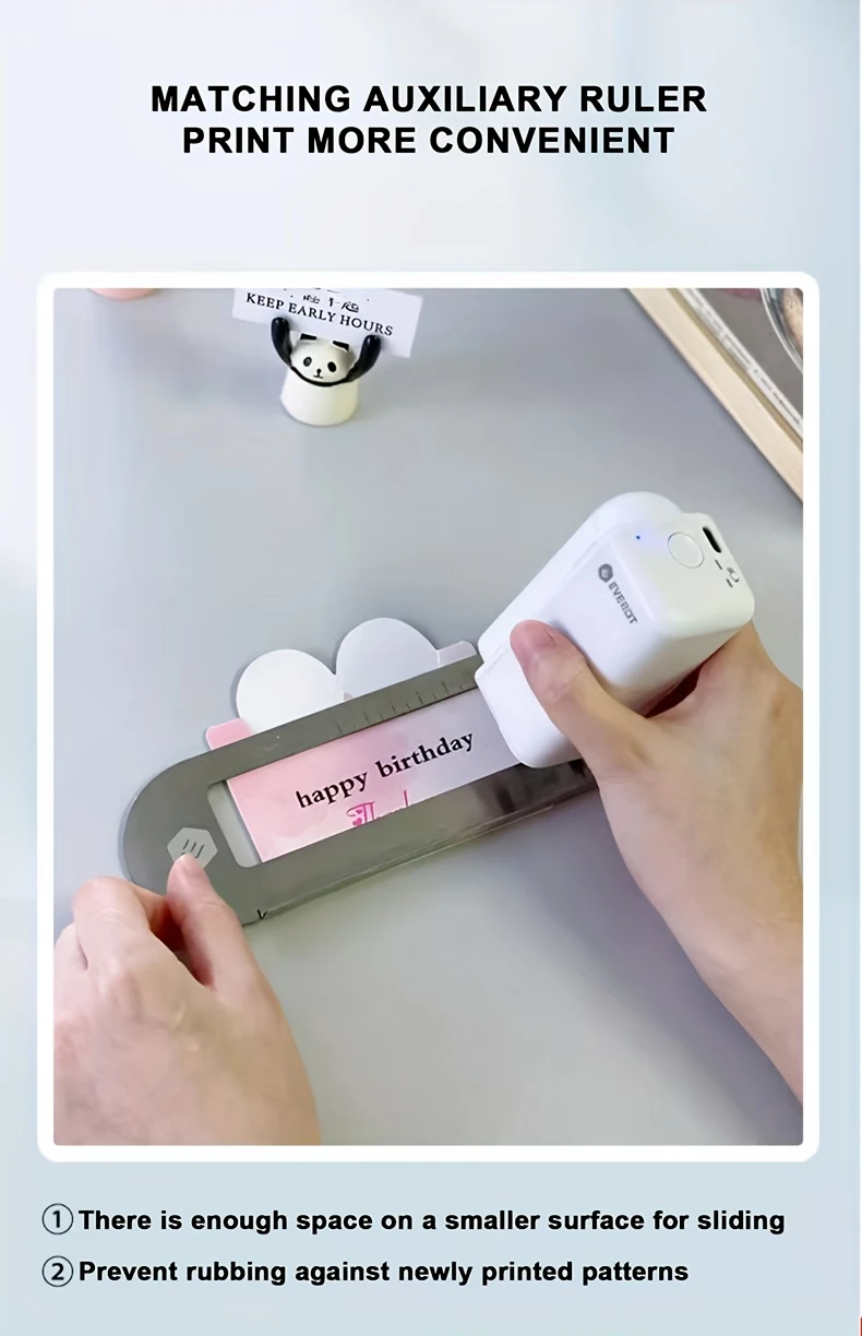 1 set printpods mini handheld label printer mini wireless intelligent printer logo barcode creative diy tattoo printer christmas halloween sticker patterns details 3