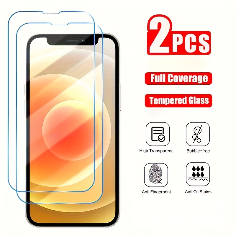 2pcs Tempered Glass for iPhone 15 14 13 12 11 16 Pro Max Screen Protector for iPhone 14 15 16 Plus Glass