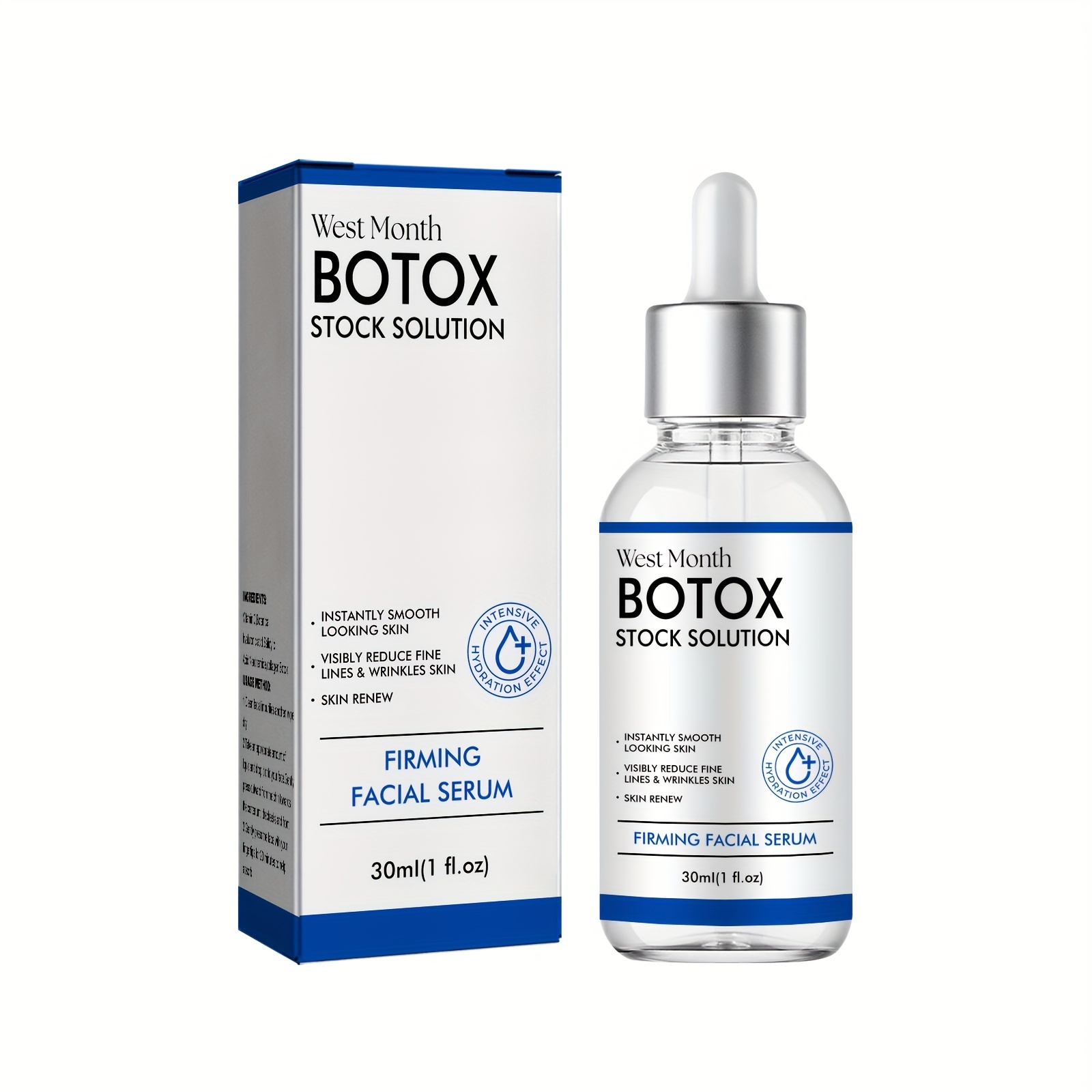 

Stock Solution Facial Serum, 30ml, Hyaluronic Acid, Niacinamide, Collagen, Intense Wrinkle Smoothing, Hydrating & Nourishing Skin Care