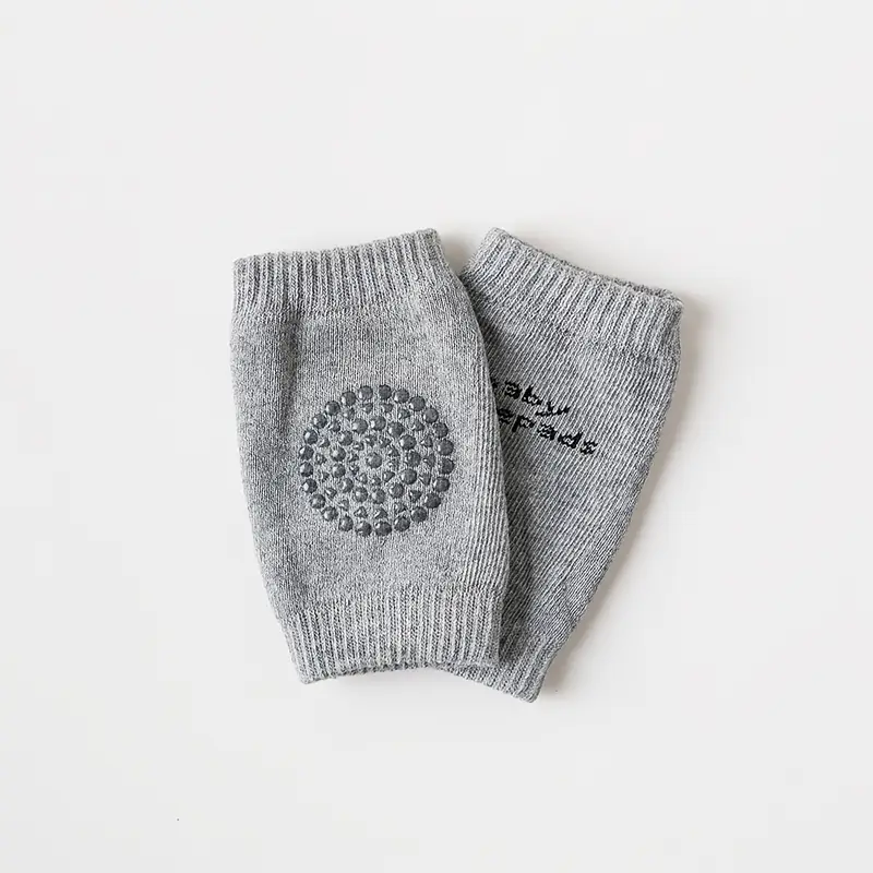 terrycloth baby socks set with anti slip pads elbow and knee protectors for crawling and learning to walk childrens knee pads details 3