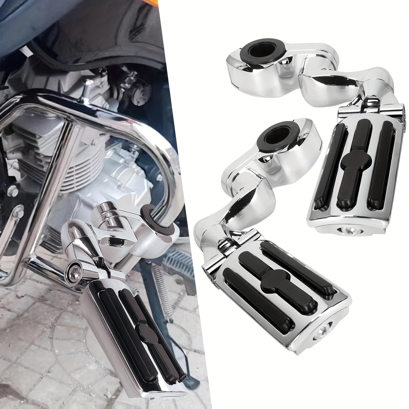 2 Paar CNC Motorfiets Gekartelde Shifter Peg Anti-Slip